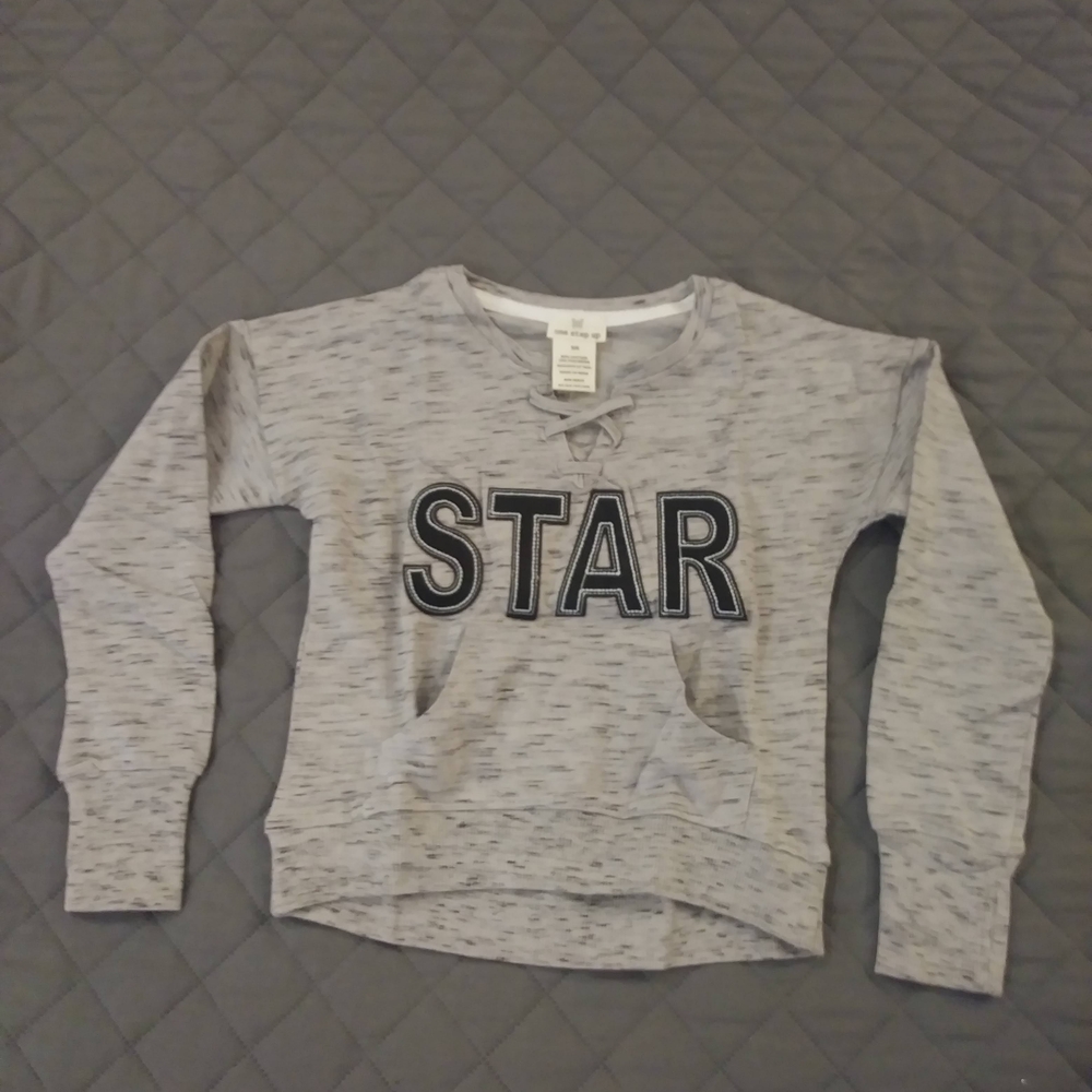 One Step Ahead Heather Gray Sweatshirt